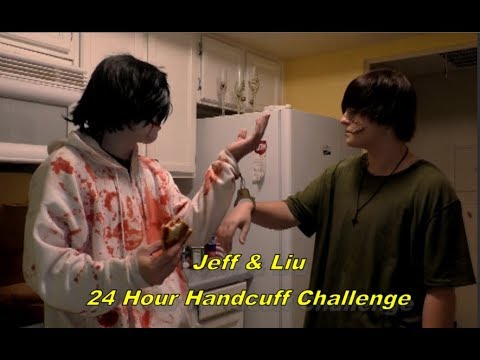 24 HOUR HANDCUFF CHALLENGE || JEFF & LIU WOODS