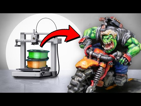 3D Printing an Ork Biker with FDM PRINTING!!