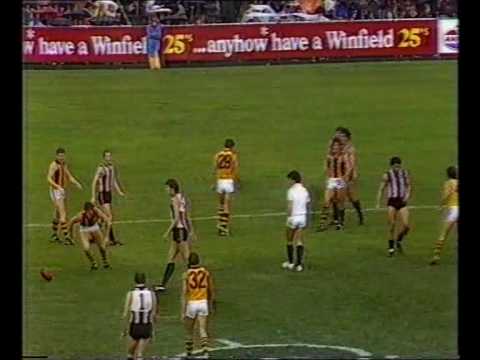 VFL R5 1983 - Collingwood v Hawthorn