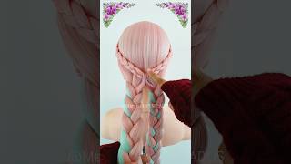 Easy hairstyle for girls 🎀 #braids #beauty #hair #viral #hairstyles