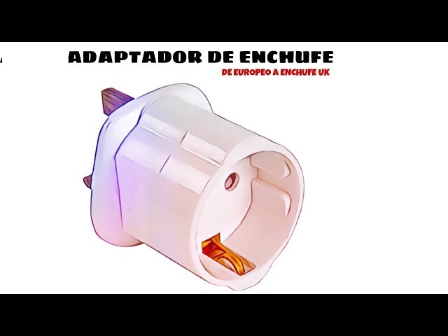 Goobay Adaptador Conector Europeu para Ficha UK Branco video