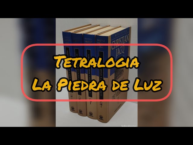 Vídeo relacionado con La Piedra de La Luz / Christian Jacq ; traducción de Manuel Serrat