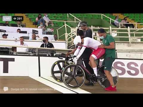 2021 UCI Track Cycling Nation Cup Cali| Men’s Sprint Final 1/8 | Ridwan (MAS) vs Patryk (POL)