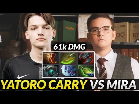 Yatoro Morphling vs Mira - Team Spirit in same Laning