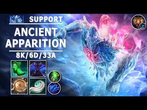 Ancient Apparition Support | 7.30c | Effective Pos 5 Play | Dota 2 Immortal Gameplay