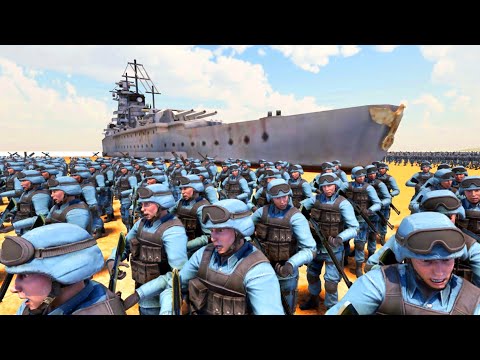 6,250,000 ZOMBIES vs NAVY WARSHIP Defenses - Ultimate Epic Battle Simulator 2 UEBS 2