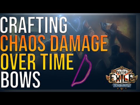 Expedition Budget Leaguestart Crafting Toxic Rain / Caustic Arrow - Chaos Damage Over Time Bows