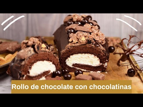 ROLLO DE CHOCOLATE con chocolatinas