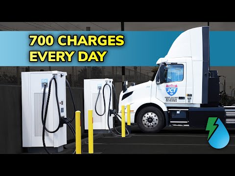 Inside America’s Busiest Electric Truck Depot