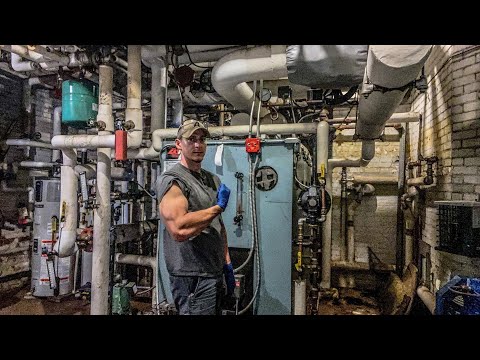 Massive Steam Boiler! Running HVAC Calls Out Of A U-Haul | Commercial Steam Boiler Service