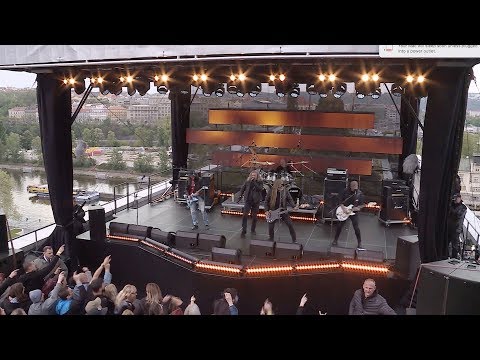 Kabát - živák Rádia Impuls na střeše - 7. 5. 2019