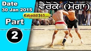 Vairoke (Moga)  Kabaddi Tournament 30 Jan 2015 Part 1 by Kabaddi365.com