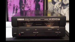 Video thumbnail for Yamaha A100a Power Amplifier with VU meters by Musics NZ
