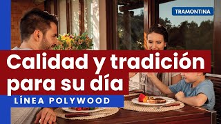 Video de Set X3 Cuchillos Asado Acero Inoxidable Mango Madera Polywood Tramontina