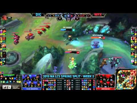 NA LCS 2015 Spring W2D2: Team Dignitas vs Winterfox