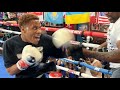 DEVIN HANEY LOOKING SCARY AF ON MITTS - COMING TO DESTROY GEORGE KAMBOSOS IN REMATCH