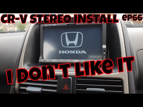 2003 honda crv stereo replacement/head unit installation/head unit crv gen 2/crv gen 2 stereo
