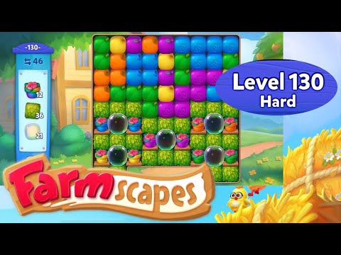 Farmscapes Level 130 Hard | No Boosters | Playrix