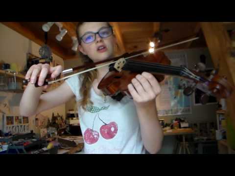 Morceau cordes à vide violon