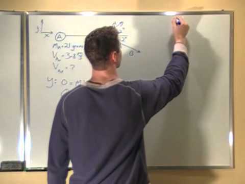 Impulse-Momentum - Marble off-axis collision