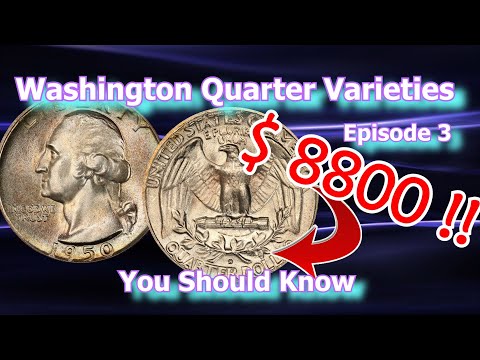 Washington Quarter Varieties You Should Know Ep.3 - 1950
