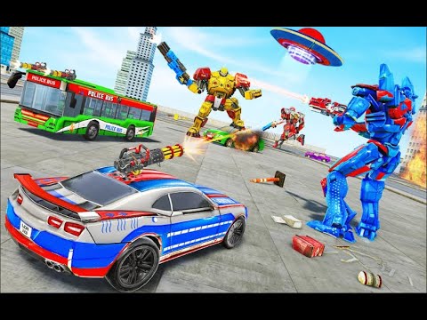 Bus Robot Car Transform War– Spaceship Robot game Brave Jackals Lastest Update