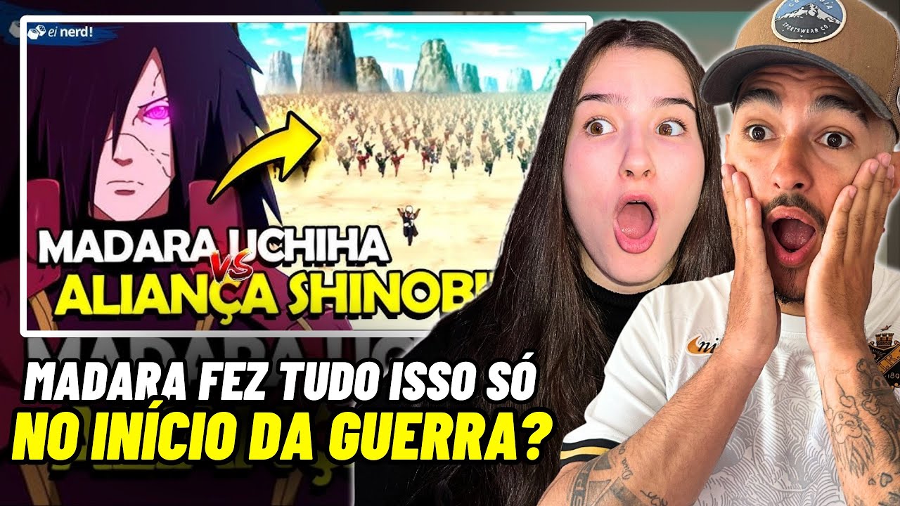 Apenas uma live | MADARA VS ALIANÇA SHINOBI - VEJA COMO FOI | Ei Nerd