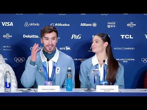 🏅🇫🇷Fournier Beaudry/Cizeron(FRA) –Ice Dance Press Conference｜Figure Skating｜Milano Cortina 2026