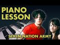 Seven Nation Army White Stripes Piano Lesson Tutorial How To Play