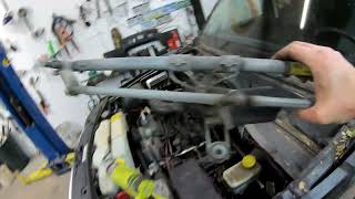 Cowl & Windshield Wiper Motor Removal, Jeep Liberty (Cherokee) KK 2nd Gen Complete Teardown Series