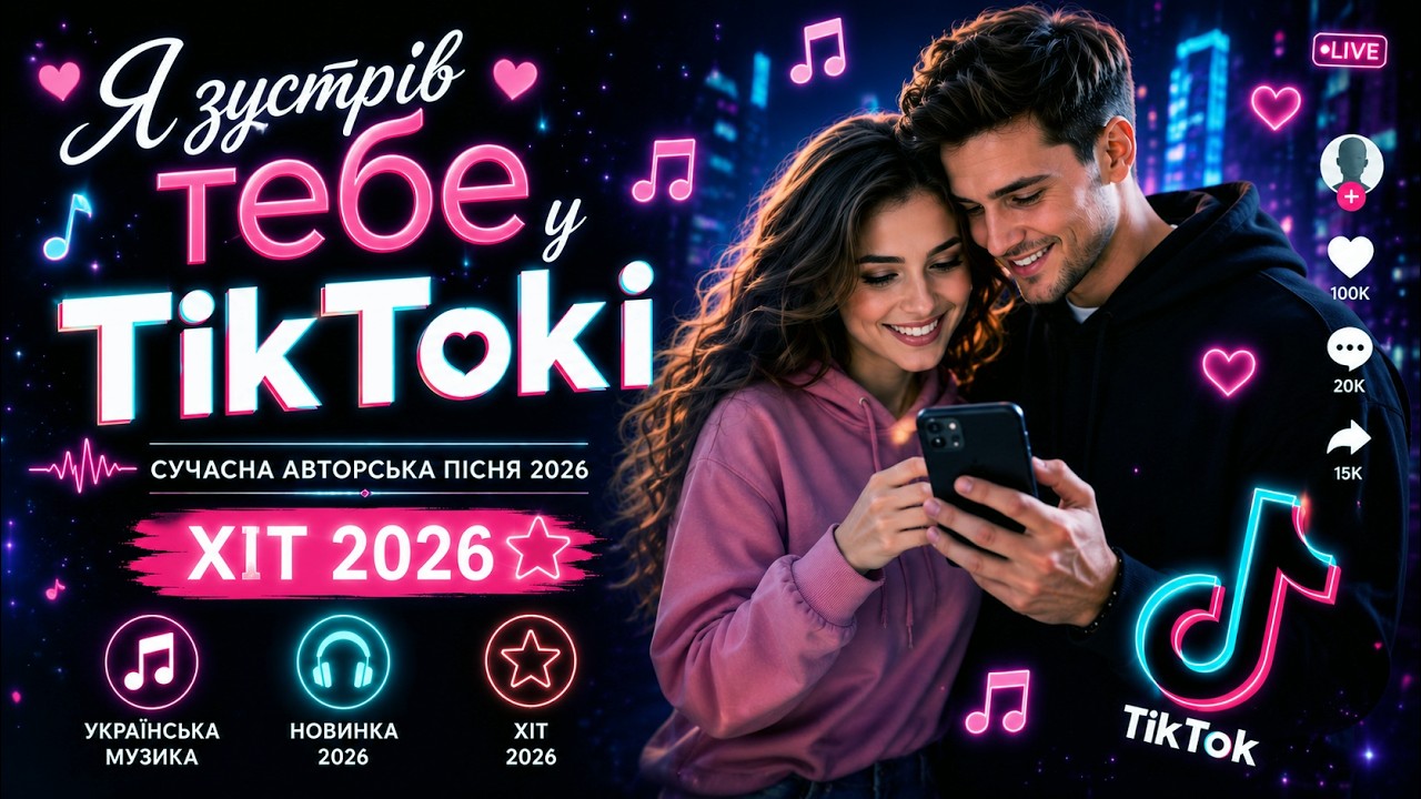 Я зустрів тебе в Тік Ток — сучасна пісня 2026