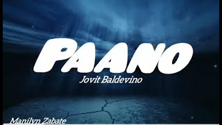 JOVIT BALDEVINO-PAANO (Lyrics)