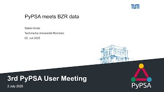 PyPSA meets BZR data