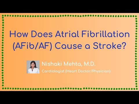 How Does Atrial Fibrillation (AFib/AF) Cause a Stroke?