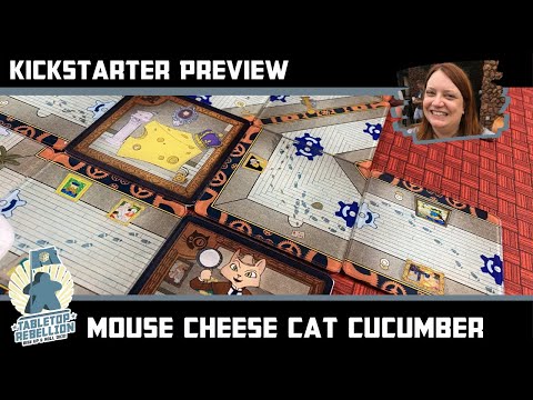 Mouse Cheese Cat Cucumber - Kickstart Preview -  Tabletop Rebellion