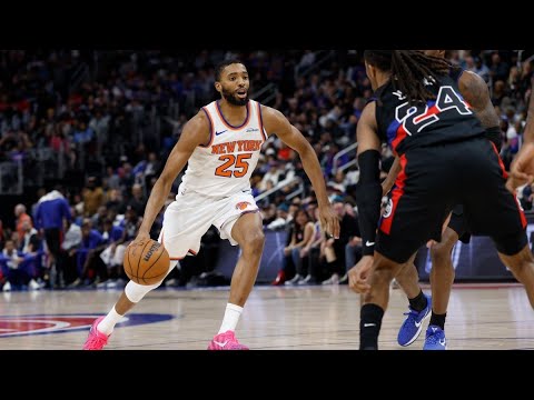 Highlights: Knicks lose big against Pistons