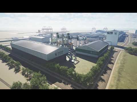 A fly through of Green Lithium's UK based refinery and site