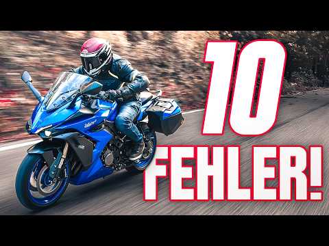 10 MOTORRADFAHRER ANFÄNGER FEHLER