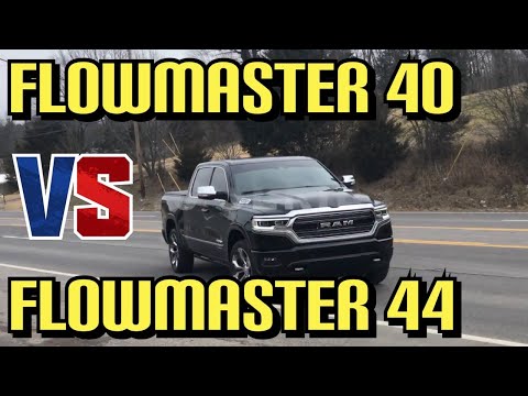 RAM 1500 5.7L HEMI: FLOWMASTER SUPER 44 vs FLOWMASTER 40 SERIES!