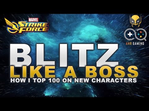 Blitz like a Boss: Tips I use when chasing top 100 (Marvel Strike Force)