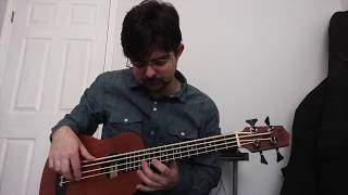 Video thumbnail for Kala Wanderer U-Bass - Loop Pedal Jam Demo by stephencoxbass