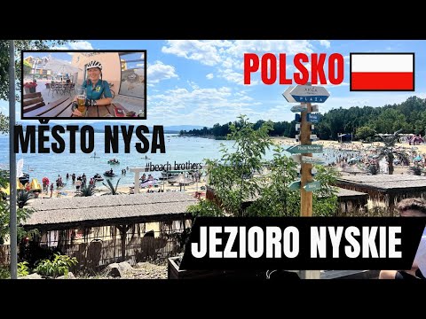 Na silničním kole Polsko Otmuchow - Nysa (Nisa)  jezera Polské Maledivy 😂Jezioro Nysa (Nisa)