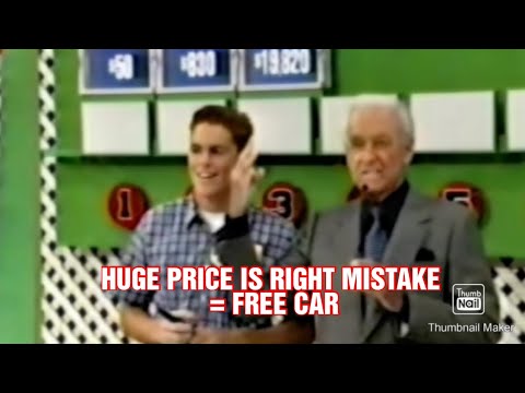 Huge Price is Right Mistake Results in FREE CAR!