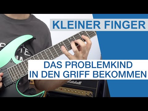 Tipps und Tricks zum Gitarre spielen: Problemkind kleiner (4.) Finger