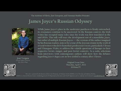 José Vergara - "James Joyce's Russian Odyssey"