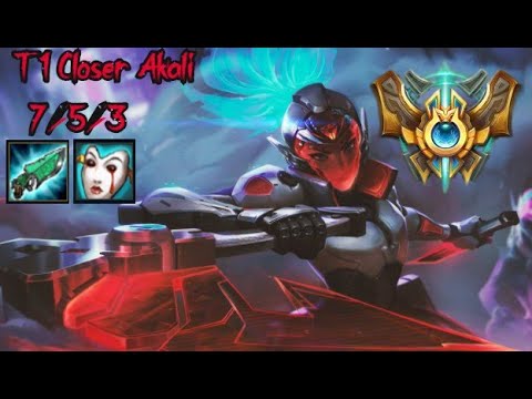 T1 Closer Akali vs Qiyana | Mid | Korean Challenger SoloQ Patch 10.20