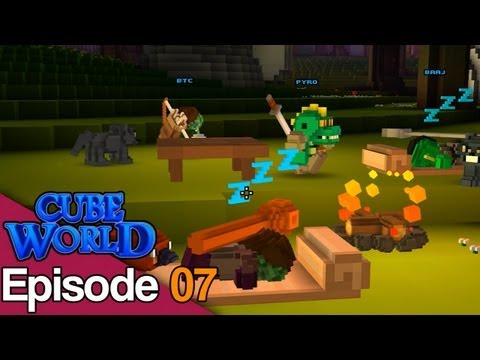 Cube World Let's Play - Multiplayer w/ Pyro, BTC and Baj - #7