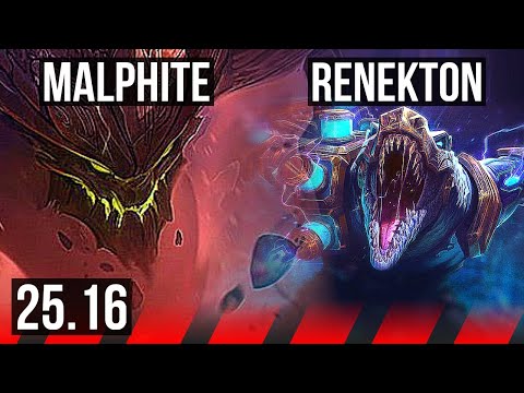 MALPHITE vs RENEKTON (TOP) | KR Master | 25.16