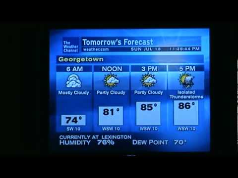 Georgetown, KY WeatherStar XL- 7/18/10 11:28 PM