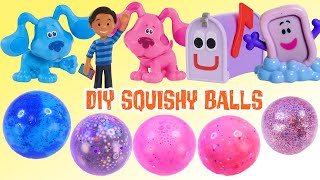 How to Make Blue's Clues & You DIY Squishy Balls with Josh